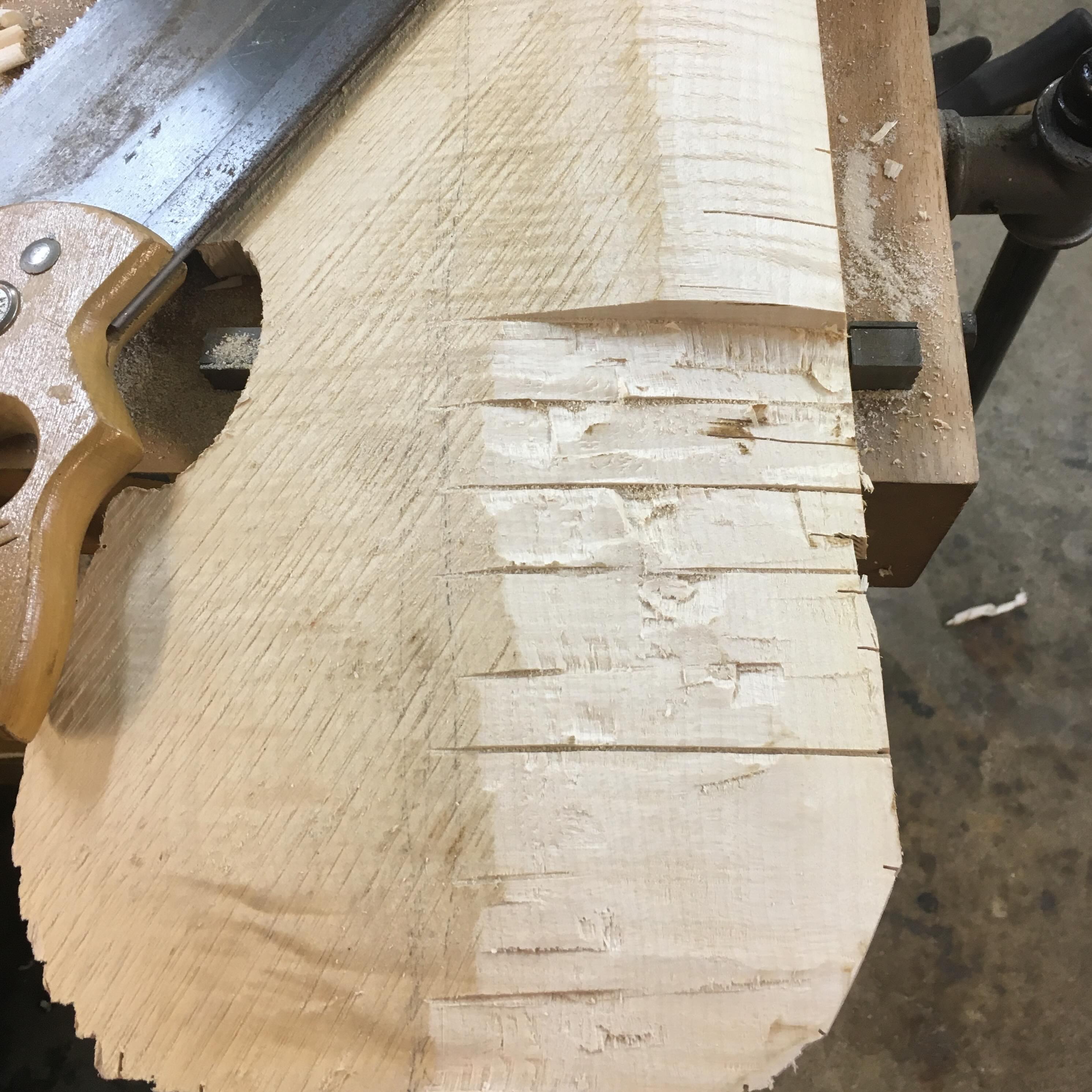 Sawn Back Preparation